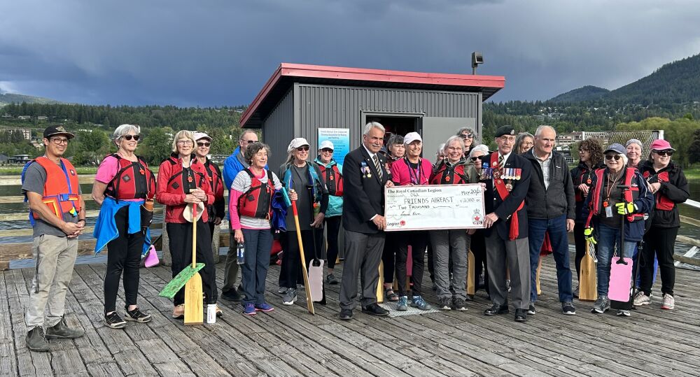 Royal Canadian Legion Cheque Presentation 