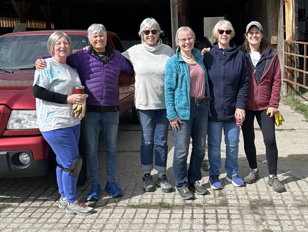 Ladies say a job well done